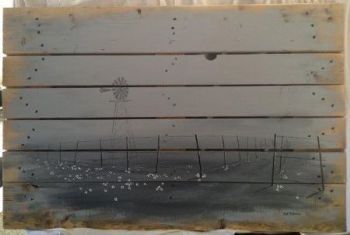 "Turning a Pallet into a Canvas 2"