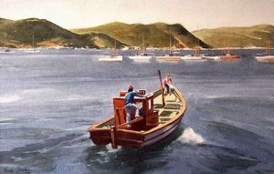 "Fishing Boat at Simonstown"