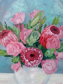"Proteas & Roses"