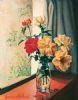 "Roses in a Window Sill"