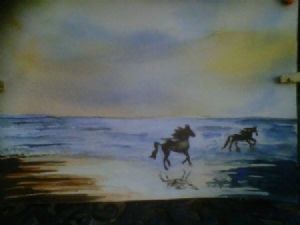"Horses in the Sunset"