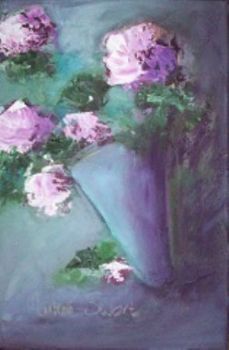 "Pink Flowers Never Perfect 586"