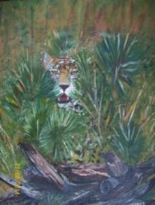 "Jaguar in Bush"