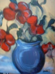 "Red Flowers in Bloom LOST/STOLEN"