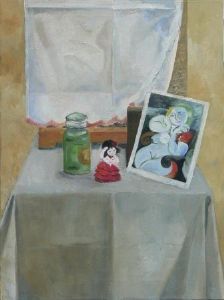 "Picasso Postcard Still Life"