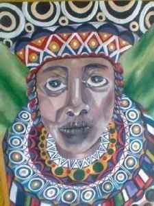 "African Women Painting"