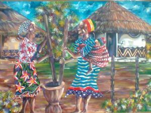 "The Natural Way of Grinding Maize Grain"