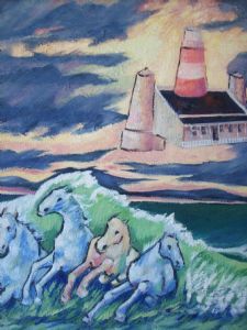 "The Agulhas Light and Horses"