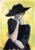 "Black Dress - Pensive"