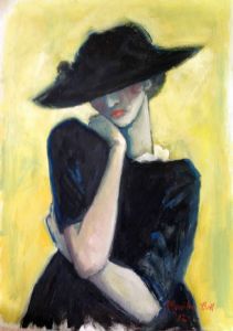 "Black Dress - Pensive"