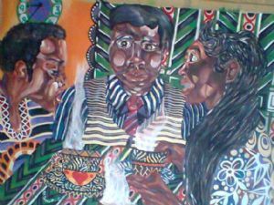 "Bhayisikili Family at Tea Time"