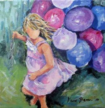 "Girl with Balloons 2"