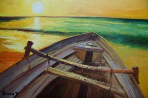 "Boat on the Beach"