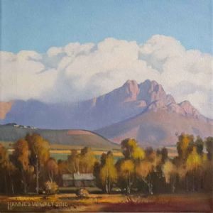 "Evening Glow, The Peaks Stellenbosch"