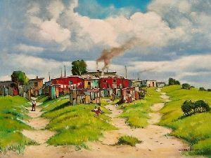 "The Red Shack near Cape Town"