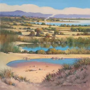 "Lake Side Fishing, Sedgefield"