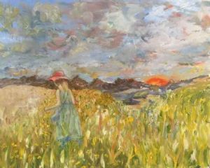"Summer Sunset and Rosemary"