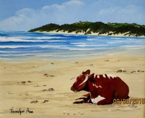"Nguni on the Beach (Chinsta East)"