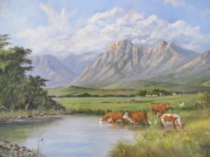 "Farm near Paarl (Simonsberg)"