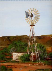 "De Hoek Loop Windmill Karoo"