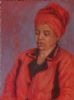 "Xhosa Woman in Red"