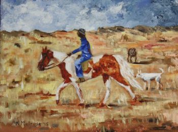 "Rancher on Horseback"