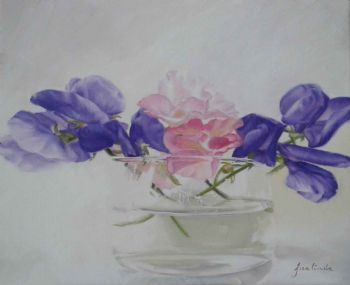 "Sweat Peas From My Garden"