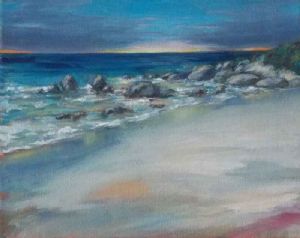 "Beach at Sunset"