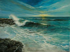 "West Coast Seascape STOLEN"