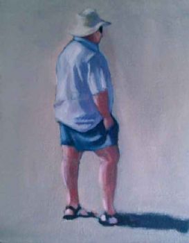"Man on the Beach"