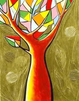 "Tree of Life - Small Gold"