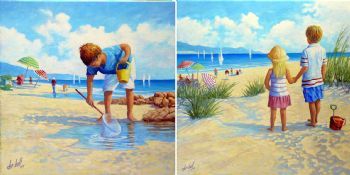 "Kiddies on the Beach"