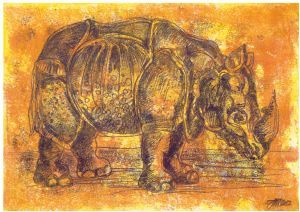 "Rhino After Durer"
