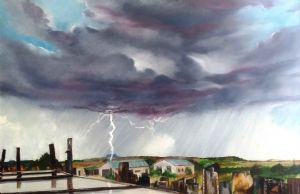 "Storm Over the Farm"