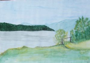 "Rhine River Wallbach"