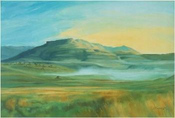 "Drakensberg Morning light"