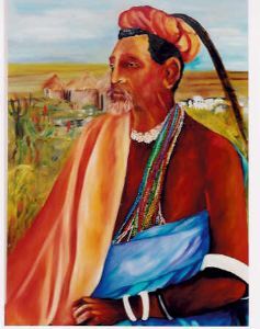 "Portrait: Xhosa Chief, Boardwalk Casino, Port Elizabeth"
