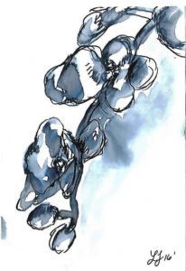 "Hanging Orchid 1"