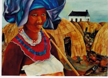 "Xhosa Woman, Boardwalk Casino, Port Elizabeth"