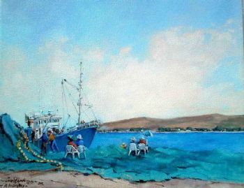 "St Helena Bay - Time to Repair the Nets"