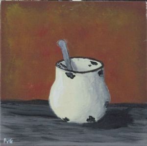 "Tin Sugar Cup"