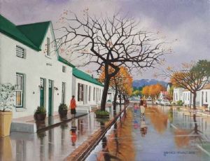 "Stellenbosch after an Autumn Shower"