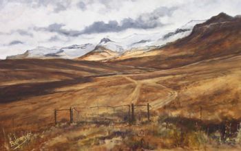 "Distant Snow-Capped Mountains"