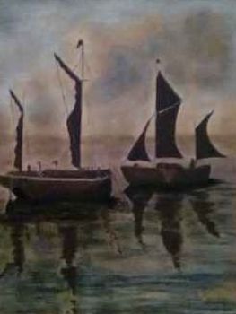 "Boats in the Mist"
