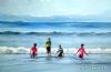 "Children in the Waves "