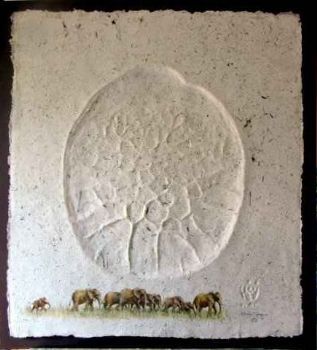 "Life Size Elephant Footprint 1"