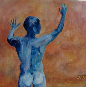 "Bronze in Blue"