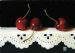 Three Cherries on Lace